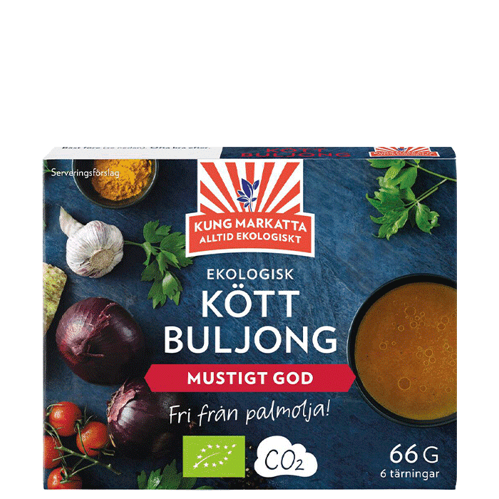 Köttbuljong Tärning 6-pack – från Kung Markatta – 19 kr – hos Bodystore
