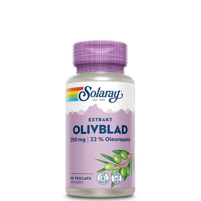 Olivblad 60 kapslar – från Solaray – 319 kr – hos Bodystore