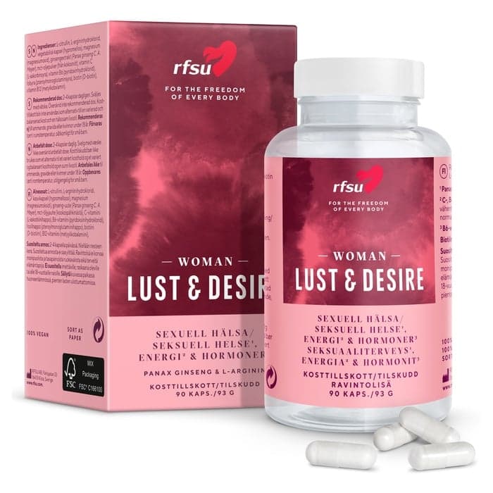 Lust & Desire Woman 90 kapslar – från RFSU – 229 kr – hos Bodystore