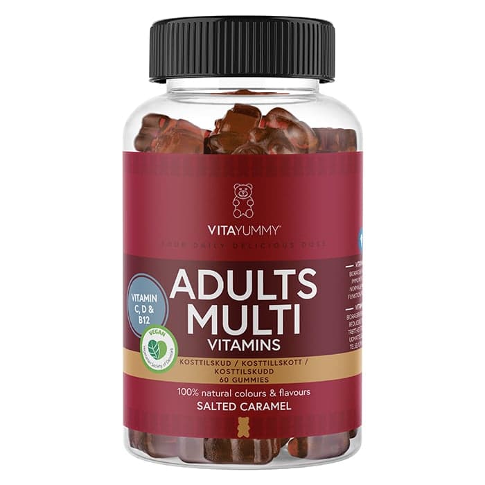 Adults Multi Salted Caramel 60 st gummies – från VITAYUMMY – 169 kr – hos Bodystore