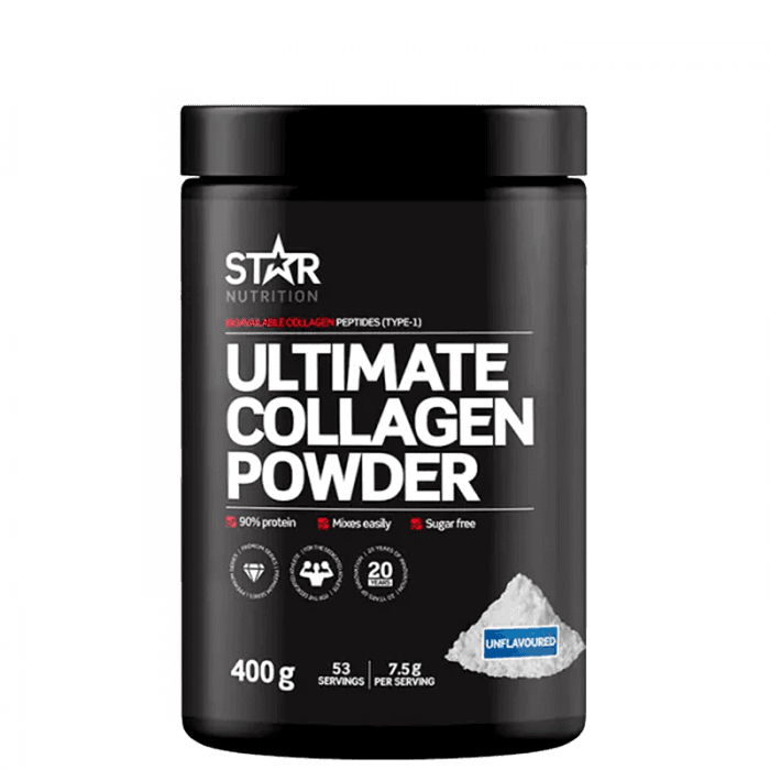Ultimate Collagen Powder Kollagenpeptider 400 g – från Star Nutrition – 199 kr – hos Bodystore