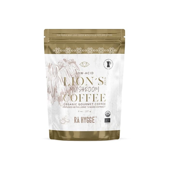 Lågsyrlig Lion's Mane specialkaffe Espressomald EKO 227g – från Rå Hygge – 179 kr – hos Bodystore