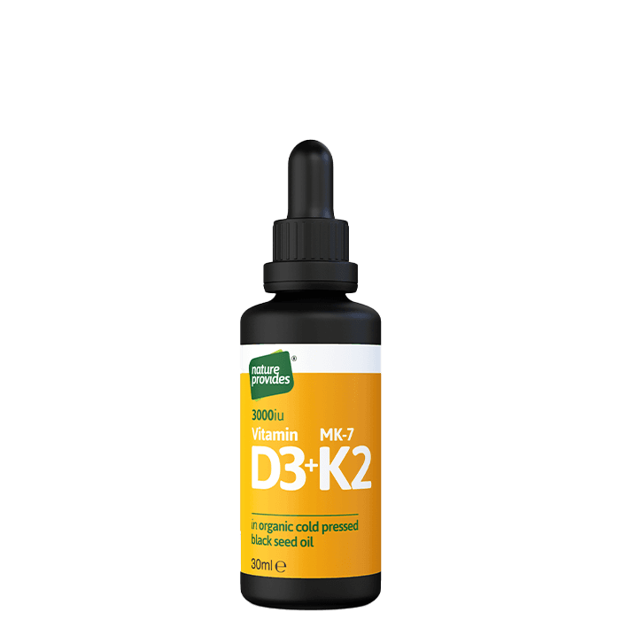 Flytande D3 & K2 30 ml – från Nature Provides – 325 kr – hos Bodystore