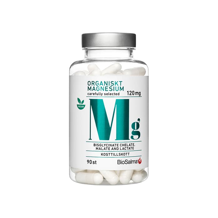 Organiskt Magnesium 120mg 90 st från BioSalma – köp hos Bodystore