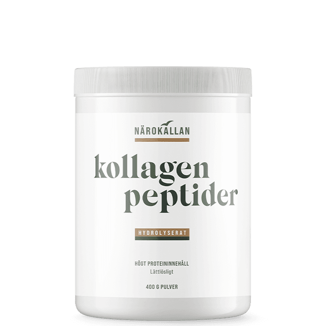 Collagen Protein-peptider 400 g – från Närokällan – 265 kr – hos Bodystore