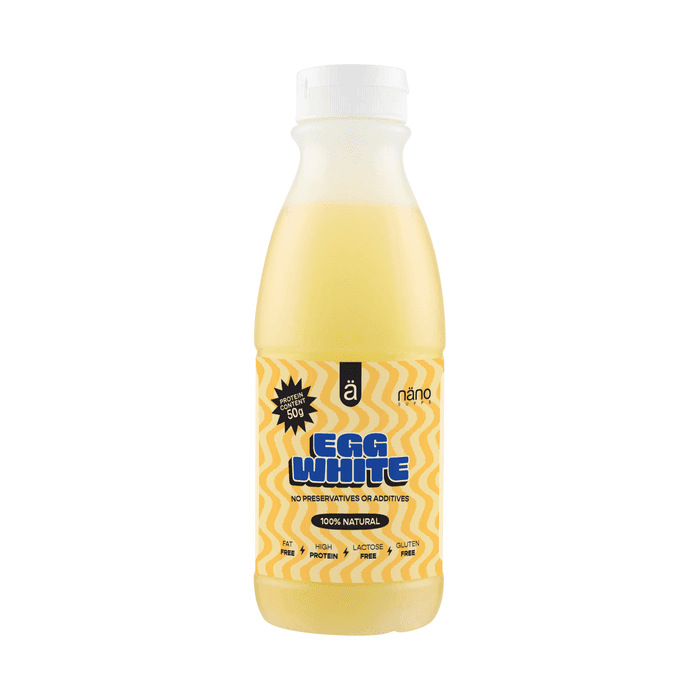Liquid Egg White 500ml – från Nänosupps – 69 kr – hos Bodystore