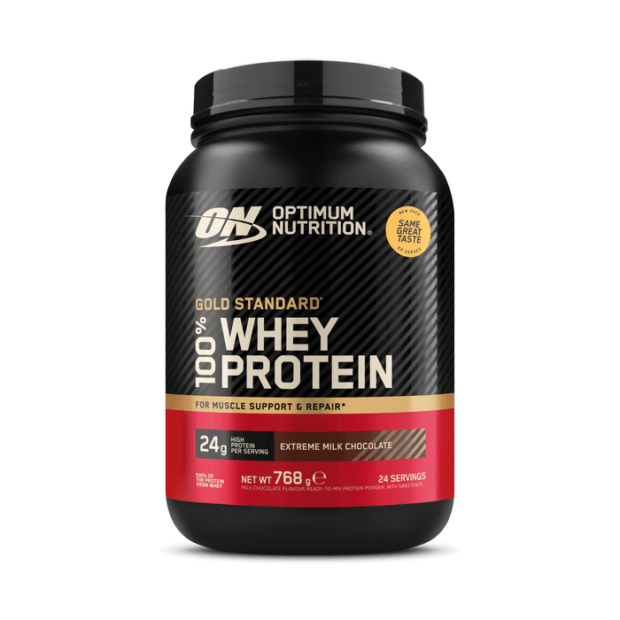 100% Whey Gold Standard Vassleprotein 780 g från Optimum Nutrition – köp hos Bodystore