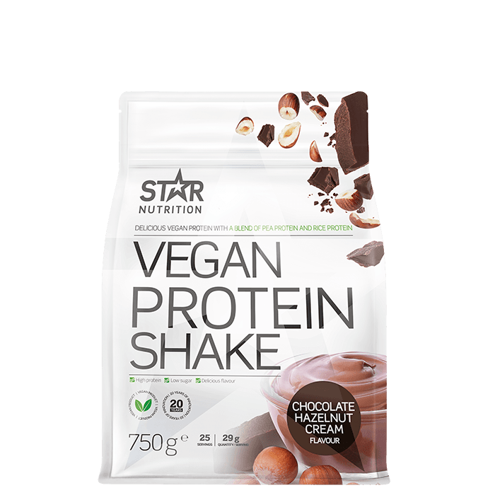 Vegan Protein Shake Veganskt Proteinpulver 750 g – från Star Nutrition – 249 kr – hos Bodystore