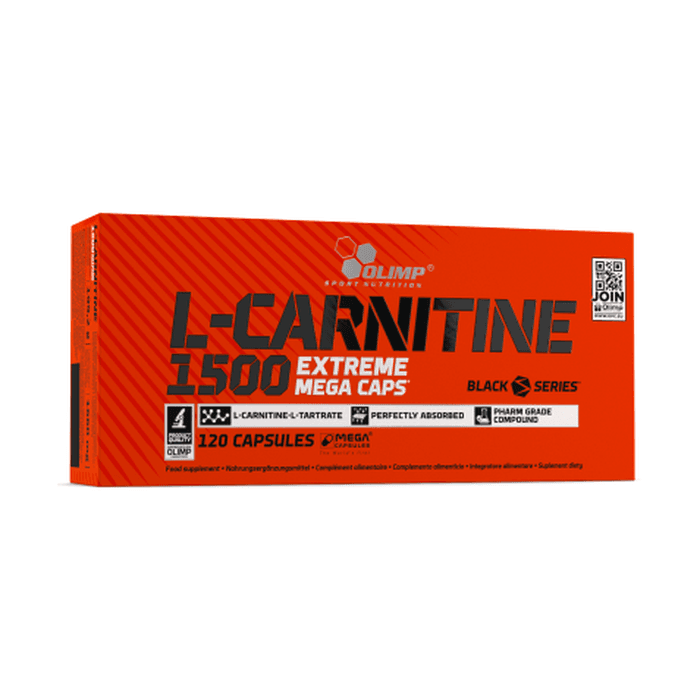 L-Carnitine 1500 Extreme 120 Mega Kapslar – från Olimp Sports Nutrition – 549 kr – hos Bodystore