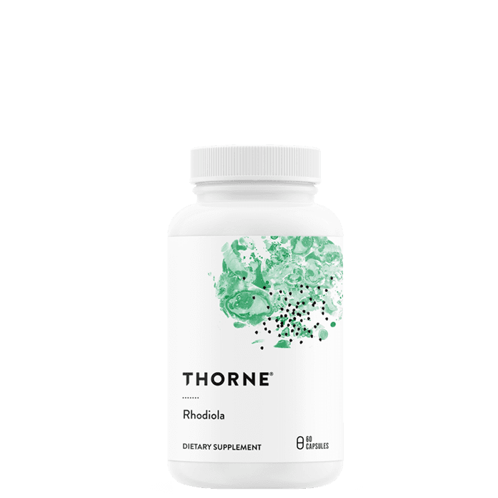 Rhodiola rosea 60 kapslar – från Thorne Research Inc. – 283 kr – hos Bodystore