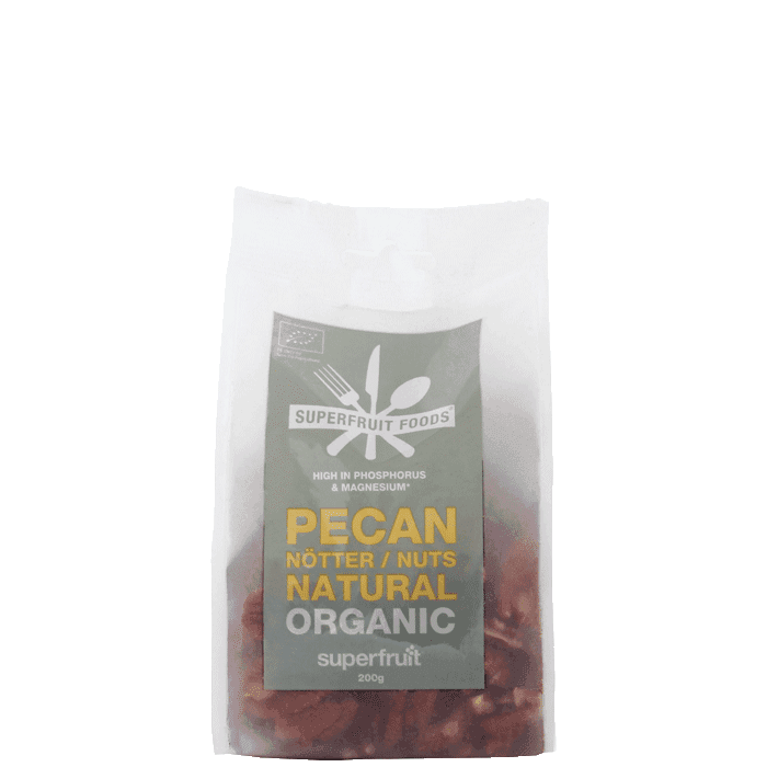Pekannötter Naturella 200 g – från Superfruit Foods – 110 kr – hos Bodystore