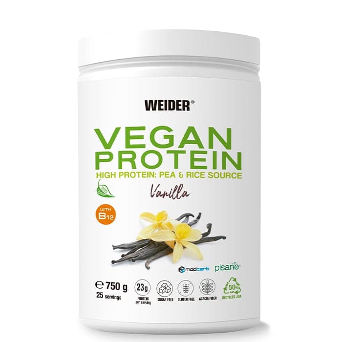 Veganskt Proteinpulver 750 g – från Weider – 299 kr – hos Bodystore
