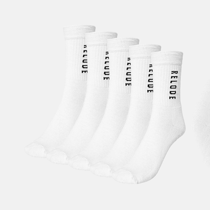 Relode Training Socks 5-pack, White – från Relode – 249 kr – hos Bodystore