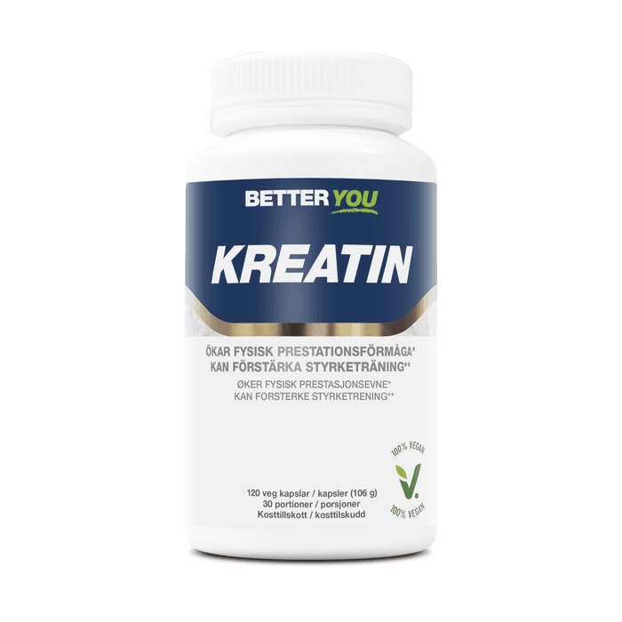 Kreatinkapslar 120 kapslar från Better You – köp hos Bodystore
