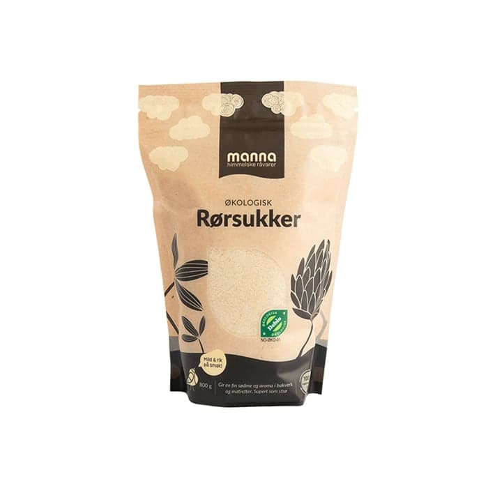 Rörsocker Oraffinerat 800 g – från Manna – 79 kr – hos Bodystore