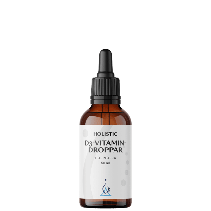 D3-vitamin droppar 50 ml från Holistic – köp hos Bodystore