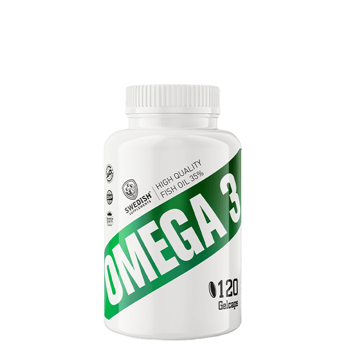 Omega 3 120 Gel kapslar – från Swedish Supplements – 159 kr – hos Bodystore