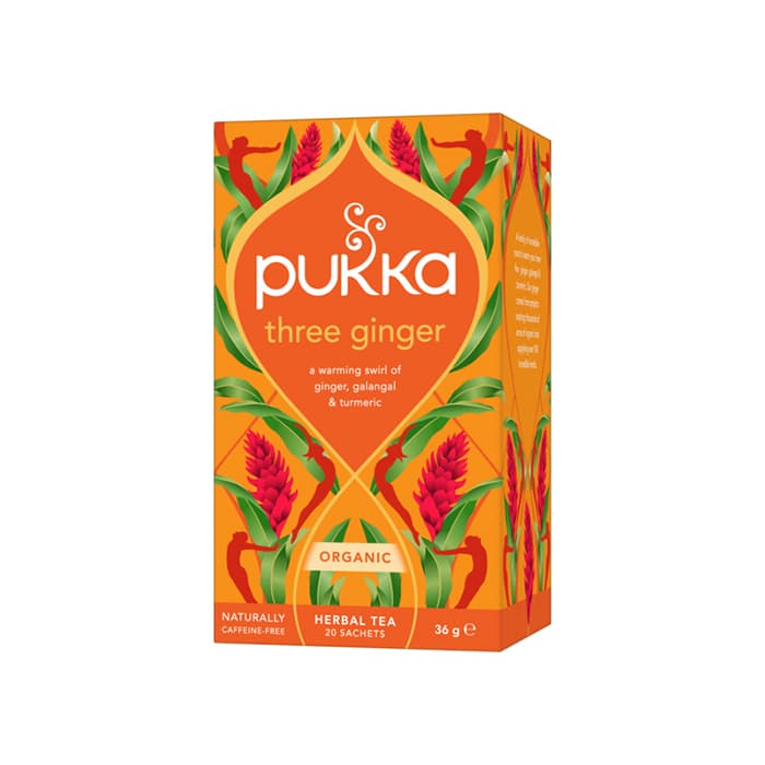 Örtte Three Ginger EKO 20 st – från Pukka – 49 kr – hos Bodystore