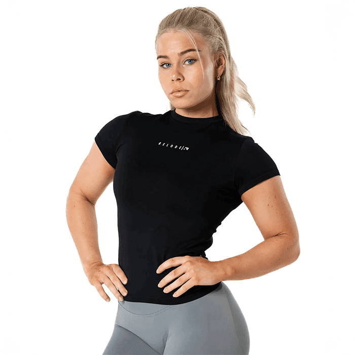 Aura Seamless T‑shirt Svart – från Relode – 499 kr – hos Bodystore