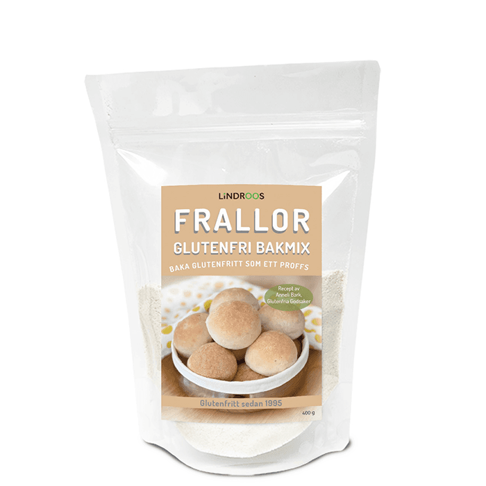 Glutenfri Bakmix Frallor 400 g från Lindroos – köp hos Bodystore