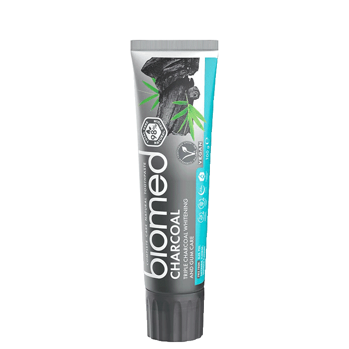 Tandkräm Charcoal 100 g – från Biomed – 65 kr – hos Bodystore