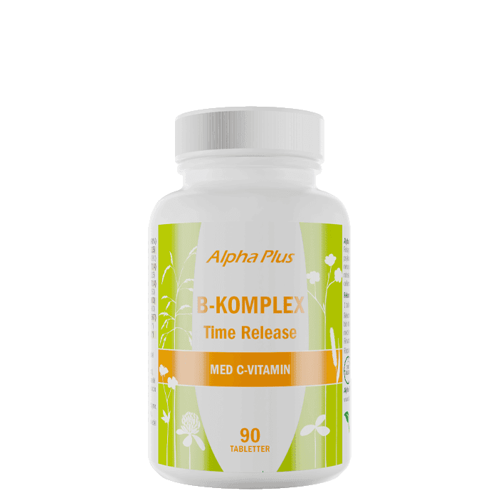 B-komplex Time Release 90 tabletter från Alpha Plus – köp hos Bodystore