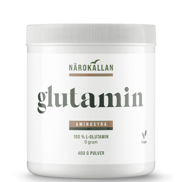 Glutamin 400 g från Närokällan – köp hos Bodystore