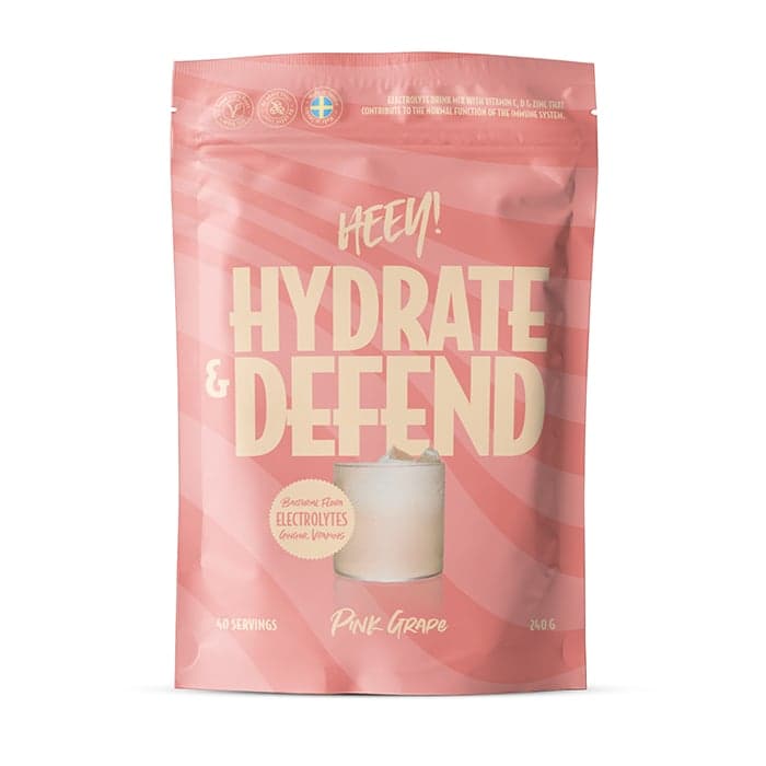 Hydrate & Defend Elektrolyter 240 g – från Heey! – 241 kr – hos Bodystore