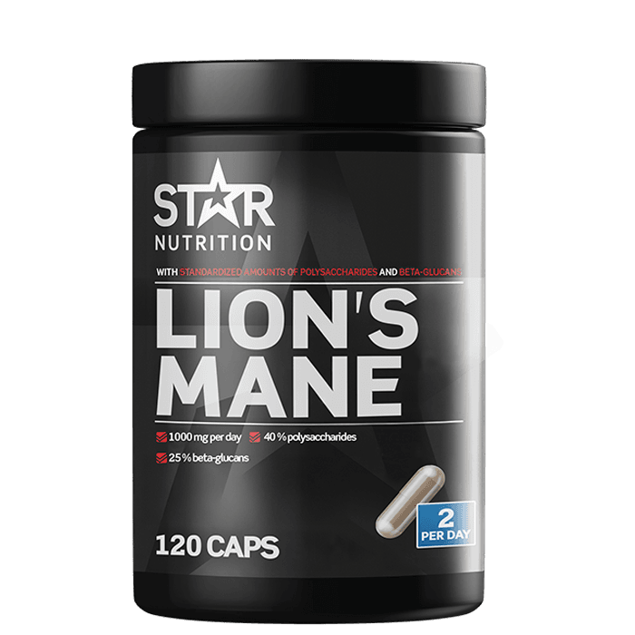 Lion's Mane 120 kapslar – från Star Nutrition – 279 kr – hos Bodystore