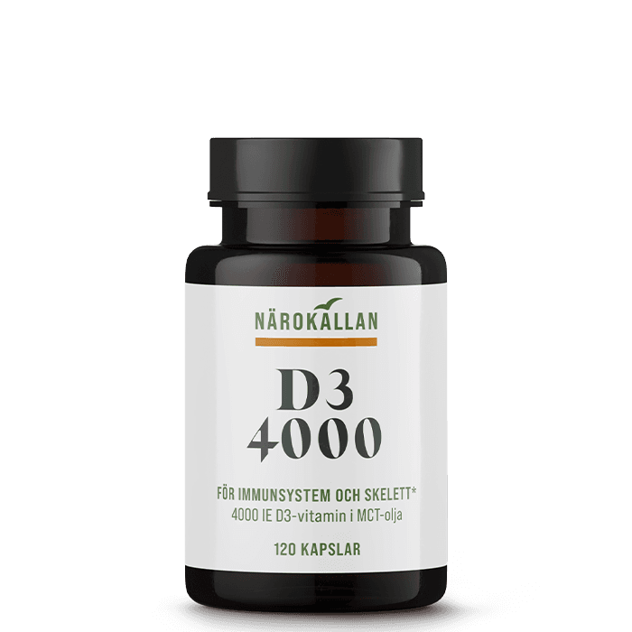 D3 4000 IE 120 kapslar från Närokällan – köp hos Bodystore