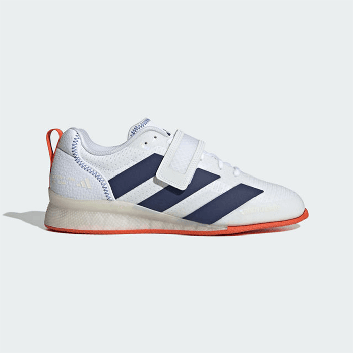 Adipower Weightlifting 3 Sko Vit Mörkblå – från Adidas – 2499 kr – hos Bodystore