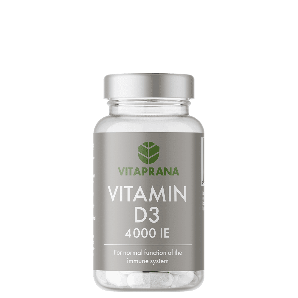 Vitamin D3 4000 IE 110 kapslar – från Vitaprana – 99 kr – hos Bodystore