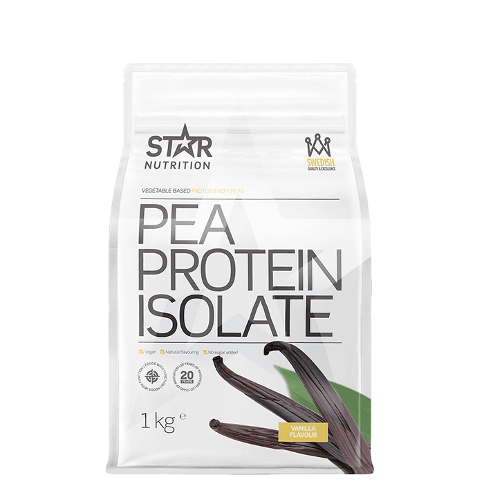 Ärtproteinisolat 1 kg – från Star Nutrition – 269 kr – hos Bodystore