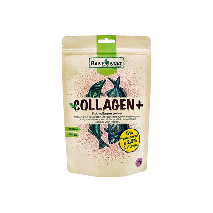 Collagen Plus 175 g från Rawpowder – köp hos Bodystore
