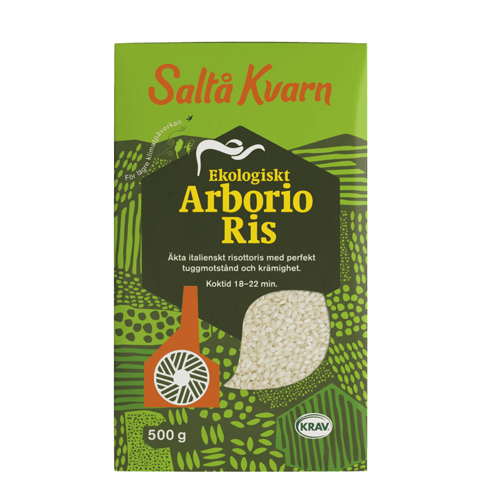 Arborioris 500 g – från Saltå Kvarn – 57 kr – hos Bodystore