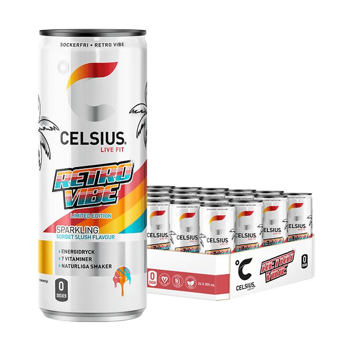 24 x Celsius Energidryck 355 ml – från Celsius – 489 kr – hos Bodystore