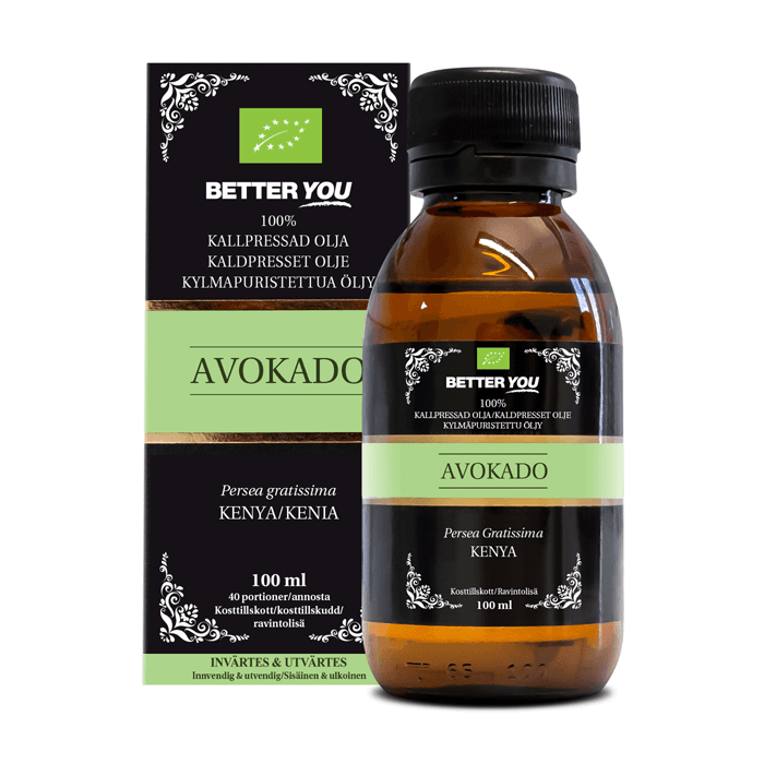 Avokadoolja Kallpressad 100 ml – från Better You – 165 kr – hos Bodystore