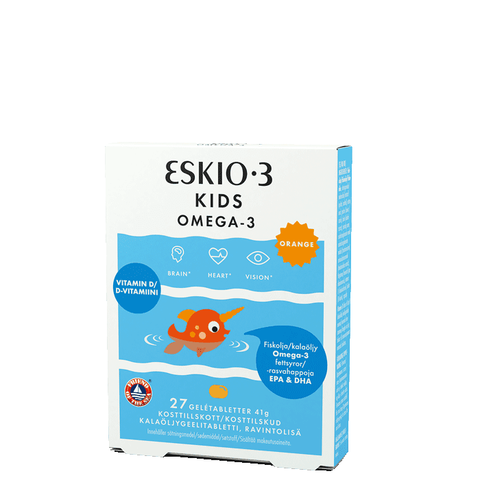 Omega-3 Kids chewable 27 gelétabletter – från Eskio – 164 kr – hos Bodystore