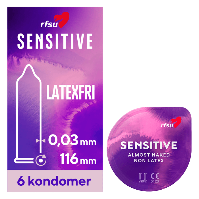RFSU Sensitive Kondomer 6-pack – från RFSU – 139 kr – hos Bodystore