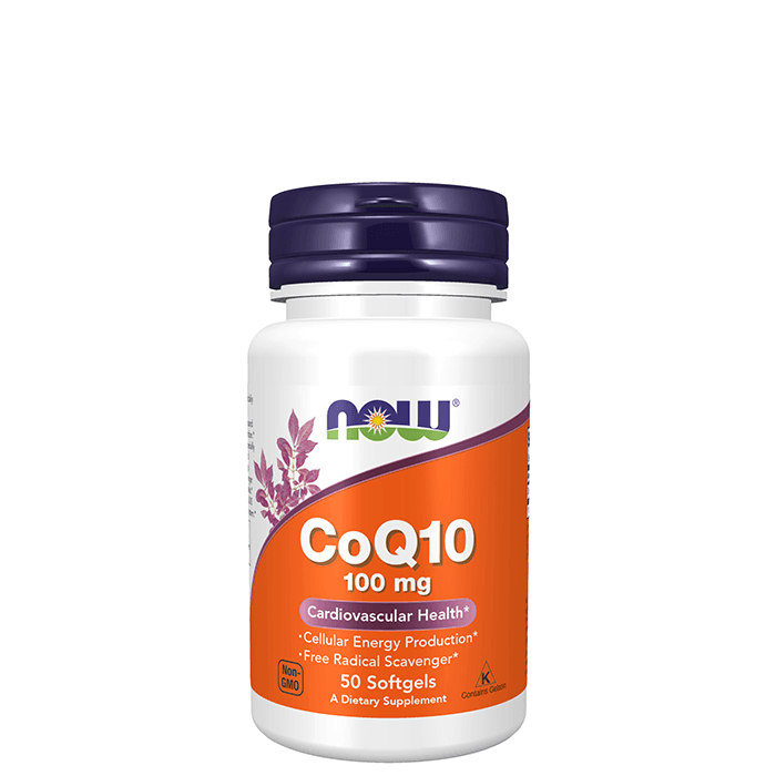 CoQ10 100 mg 50 softgels – från Now Foods – 329 kr – hos Bodystore