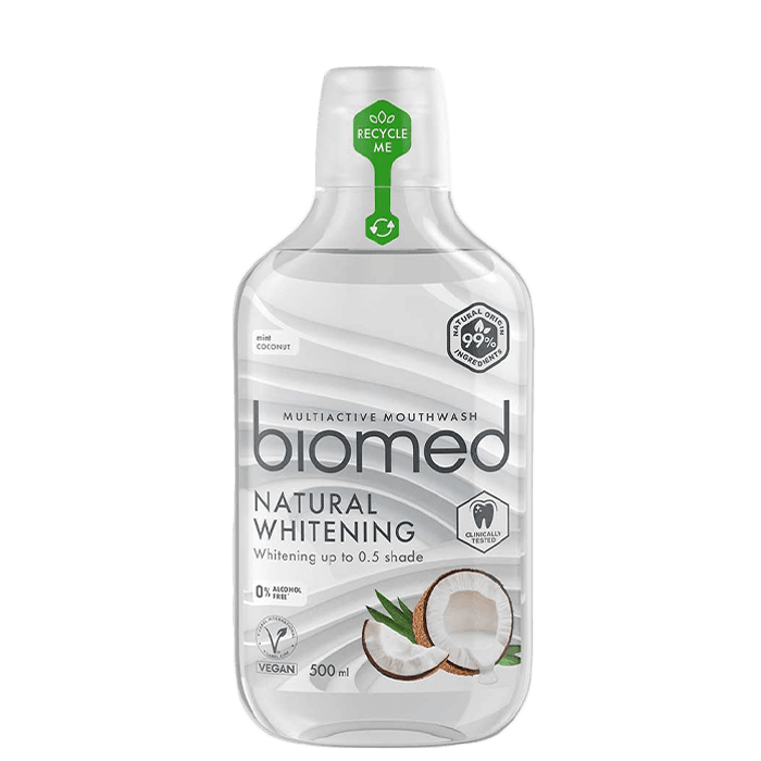 Munskölj Naturlig Blekning 500 ml – från Biomed – 99 kr – hos Bodystore