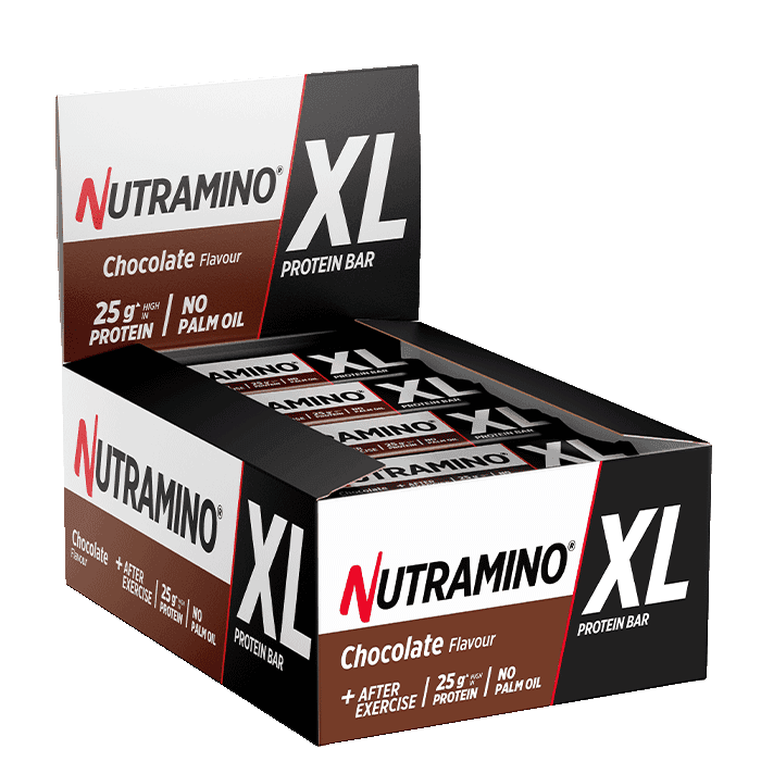 16 x XL Proteinbar 74 g från Nutramino Fitness Nutrition – köp hos Bodystore