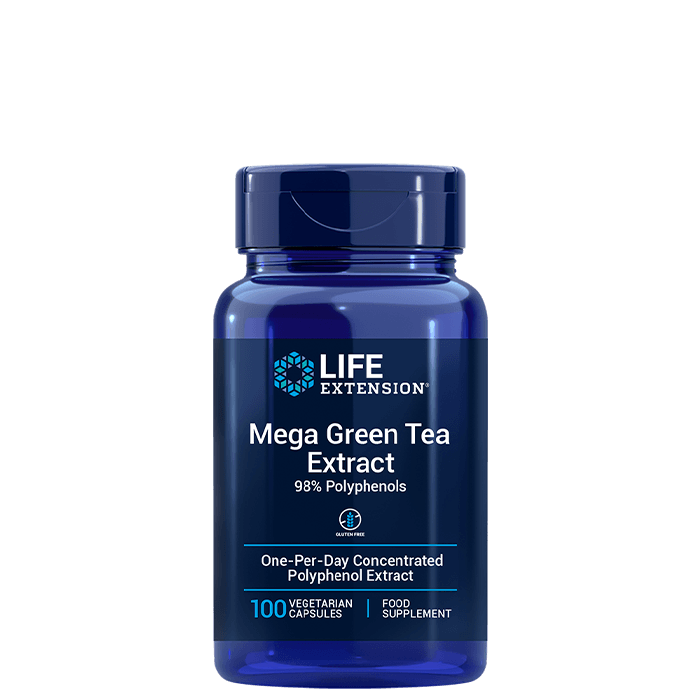 Mega Grönt Te Extrakt 100 kapslar – från Life Extension – 449 kr – hos Bodystore