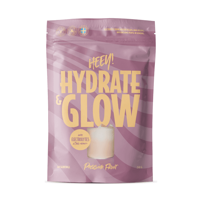 Hydrate & Glow Elektrolyter + Coll-egan® 240 g – från Heey! – 245 kr – hos Bodystore