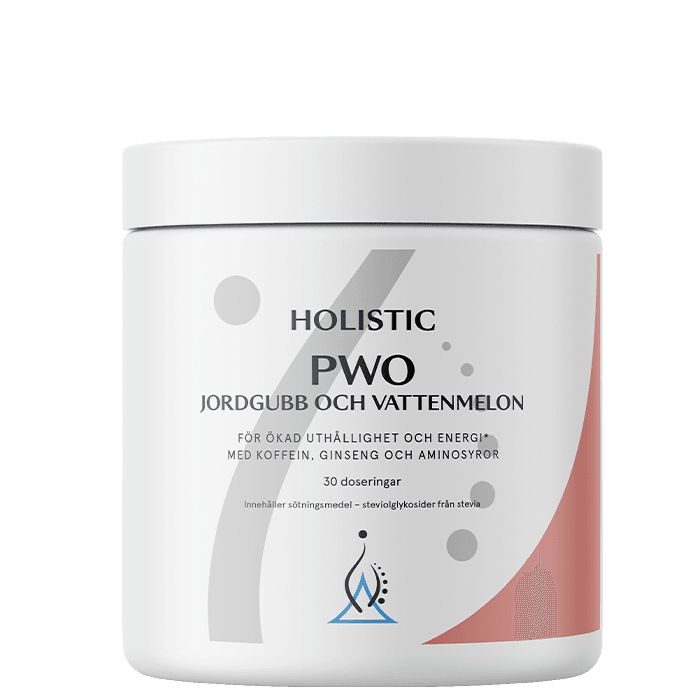 PWO 345 g Jordgubb Vattenmelon – från Holistic – 253 kr – hos Bodystore