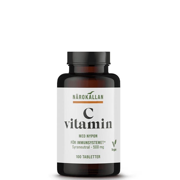 C-vitamin 500 mg 100 tabletter från Närokällan – köp hos Bodystore