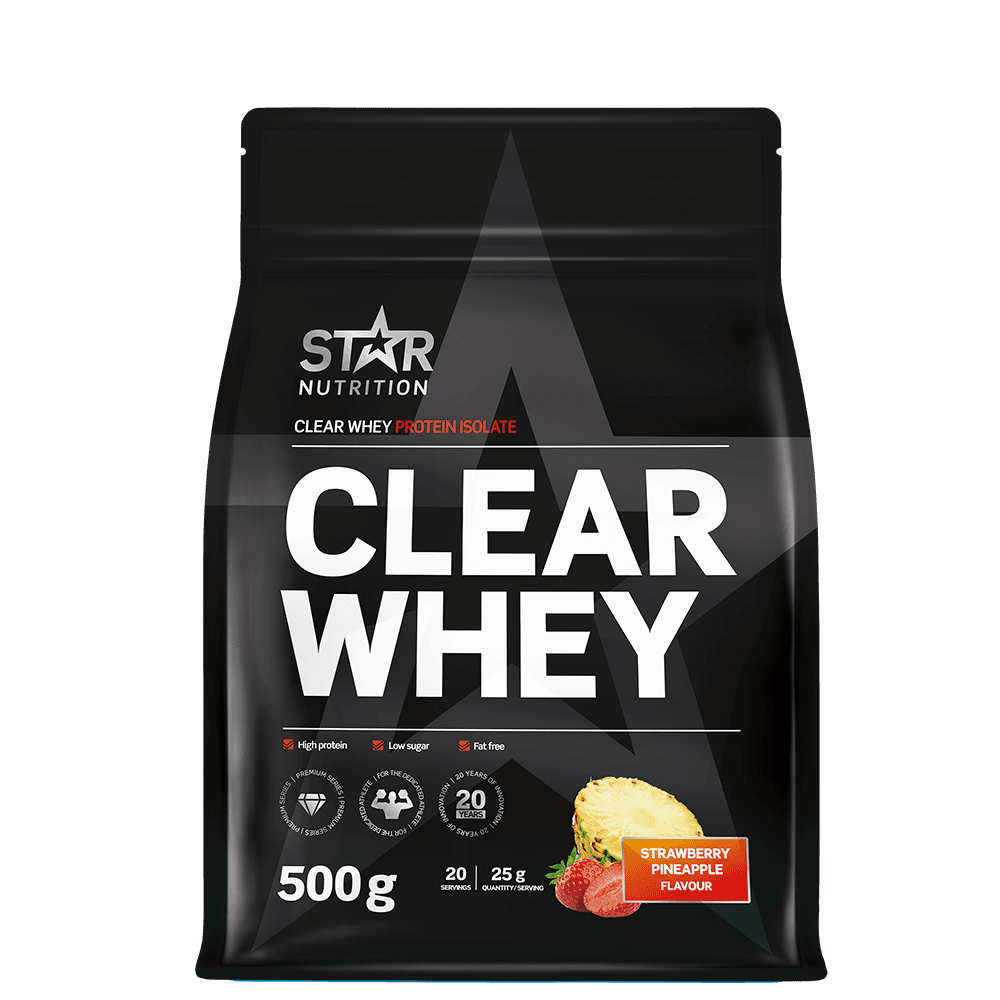 Clear Whey Vassleprotein 500 g – från Star Nutrition – 279 kr – hos Bodystore