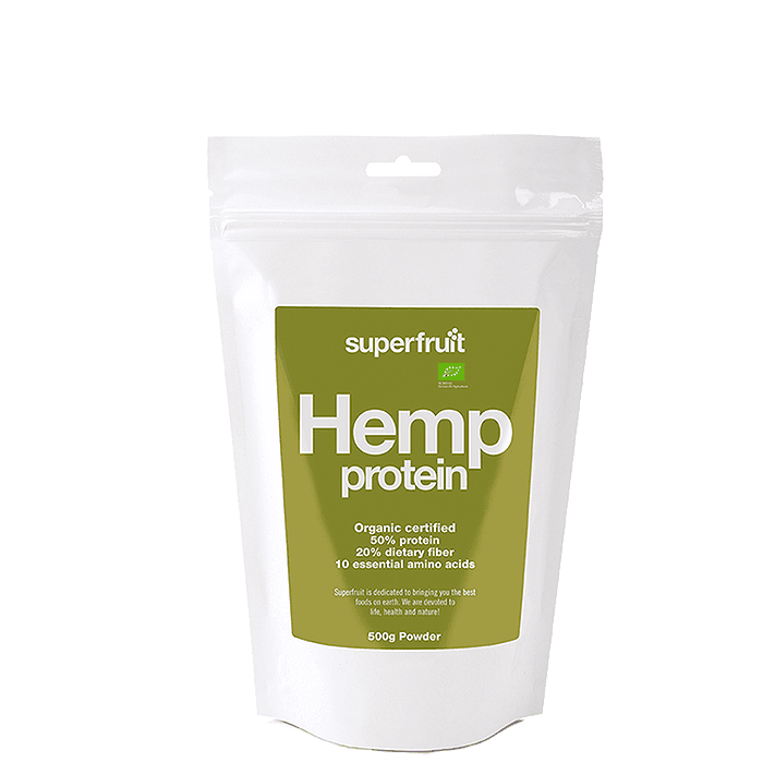 Hampaprotein EKO 500 g från Superfruit – köp hos Bodystore