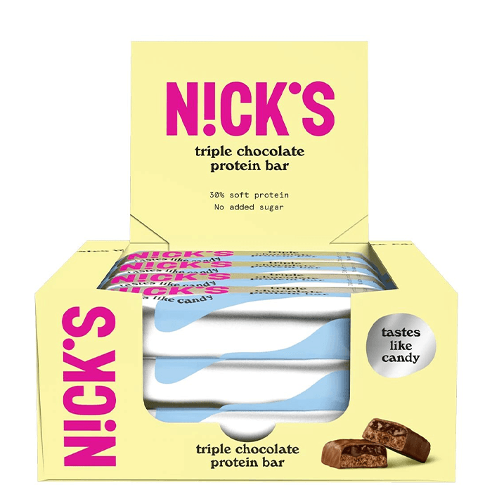 12 x Proteinbar 50 g – från Nicks – 279 kr – hos Bodystore