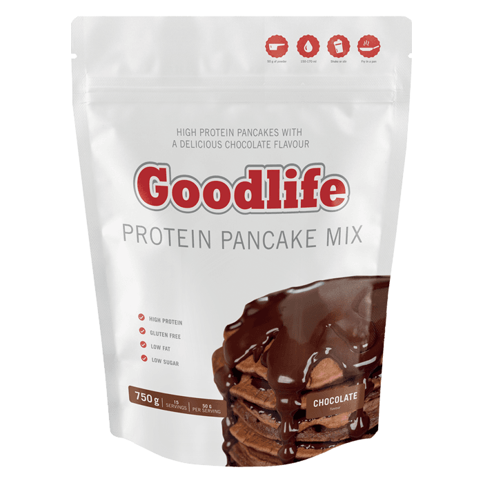 Proteinpannkakor 750 g – från Goodlife – 179 kr – hos Bodystore
